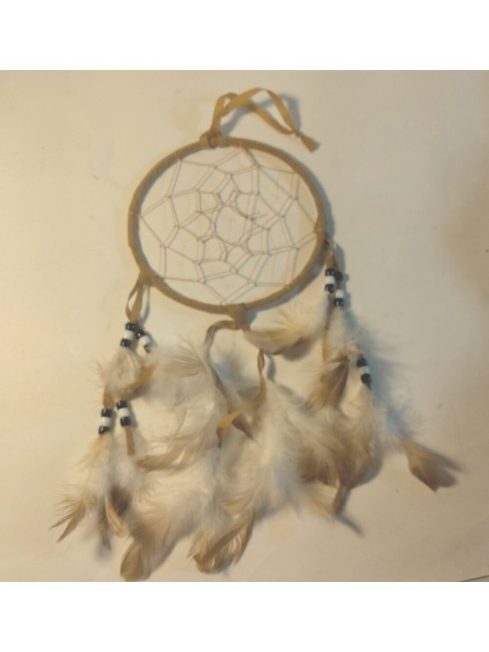 Lakota Sioux Dreamcatcher Handcrafted Feathers Beads